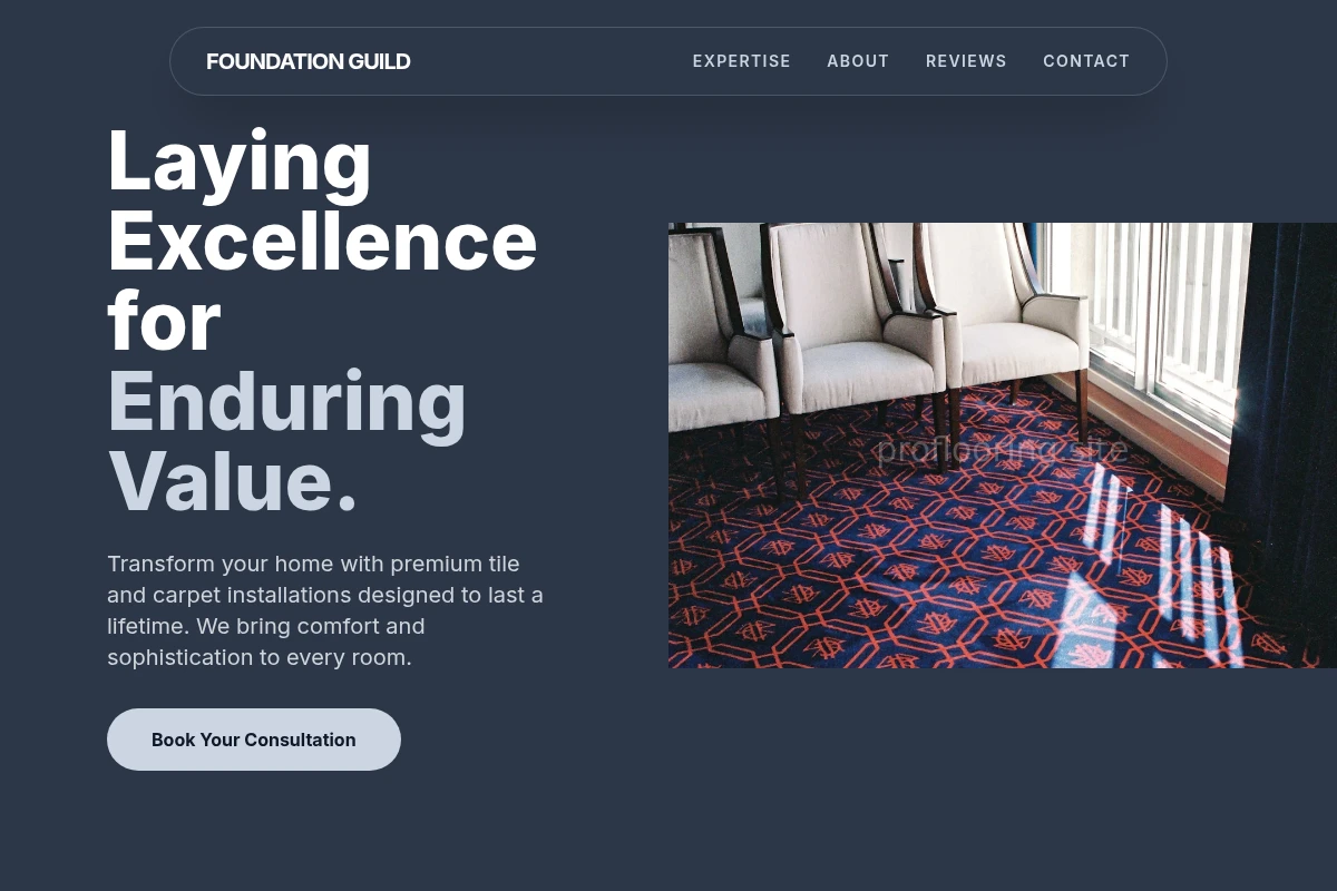 Tile Carpet Installation