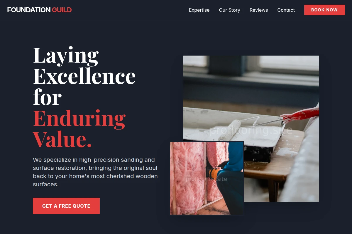 Sanding Home Repair